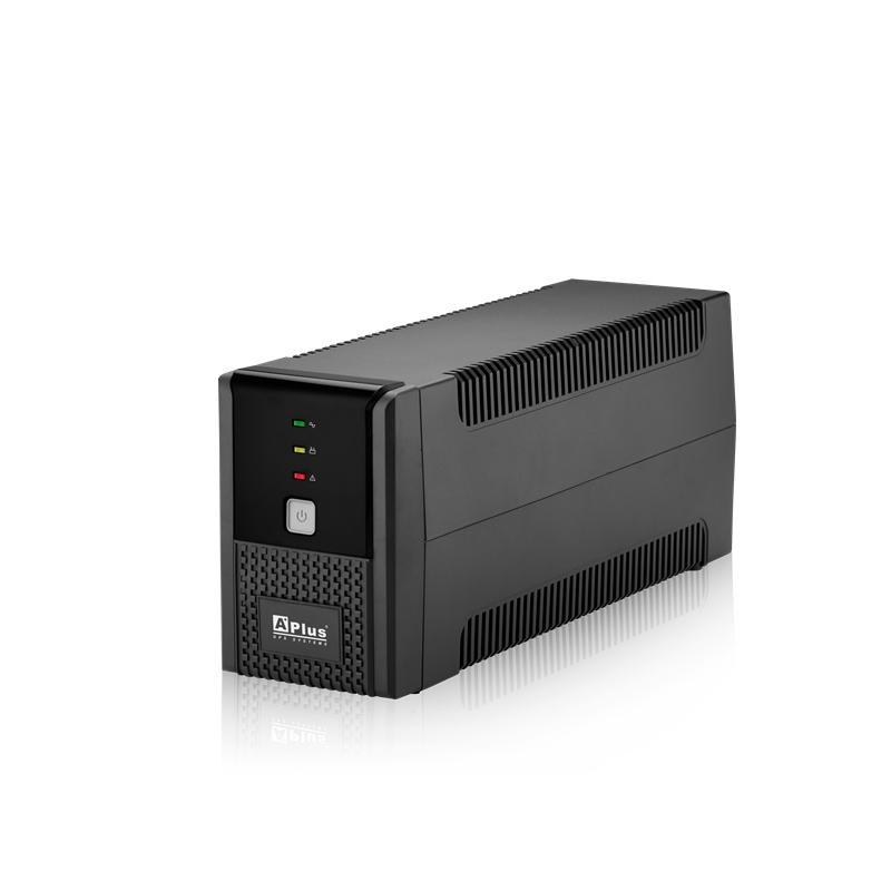 APlus PLUS 5E-600N UPS Backup 600VA para PC escritorio, Line Interactive UPS 600VA/480W, 8 Salidas