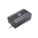 APlus PLUS 3L-600N UPS Backup 600VA para PC escritorio con pantalla LCD, Line Interactive UPS 600VA/480W, 9 Salidas, LCD Interfaz