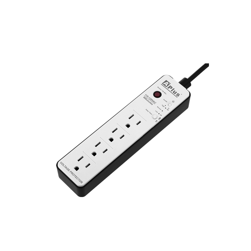 APlus PlusGuard 7-10A Protector de Voltaje Regleta 4 Salidas 110V