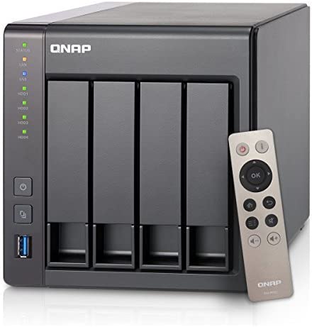 [TS-451+-8G-US] QNAP TS-451+ (8GB RAM version) NAS de nube personal de próxima generación de 4 bahías, Intel 2.0GHz Quad-Core CPU con transcodificación de medios