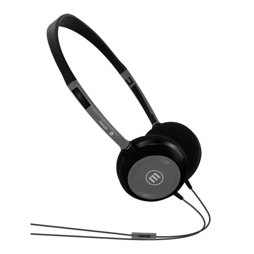 [348405] Maxell HP-200 Headband HP con Micrófono Negro (6 Unidades)