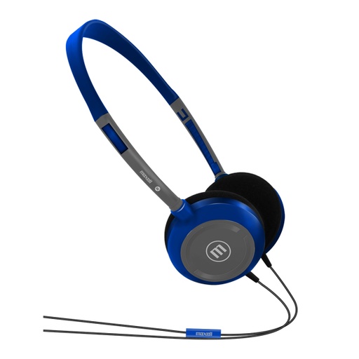 [348407] Maxell HP-200 Headband HP con Micrófono Azul (6 Unidades)