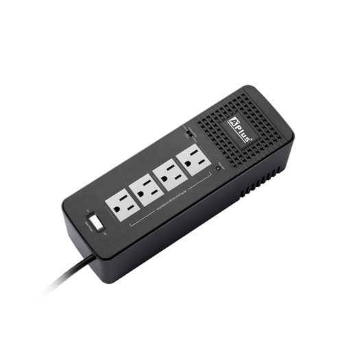 [PLUSSHIELD 10-1000N] APlus PlusShield 10-1000N Estabilizador Automático de Voltaje 1000VA/500W, 4 Salidas, 175 J